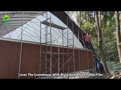 Cover The Greenhouse With Black and White Film
