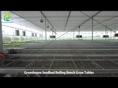 Wire Mesh Grow Table And Ebb Flood Rolling Bench Grow Table for Greenhouse
