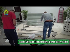 Ebb And Flow Greenhouse Rolling Bench For Seeding Vertical Grow