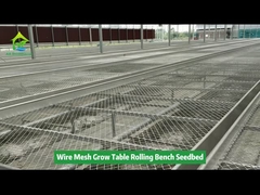 Seedbed Plant Nursery Equipment Movable Mesh Grow Table Vegetable Planting