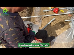 Greenhouse Manual Top Film Roller For Ventilation System