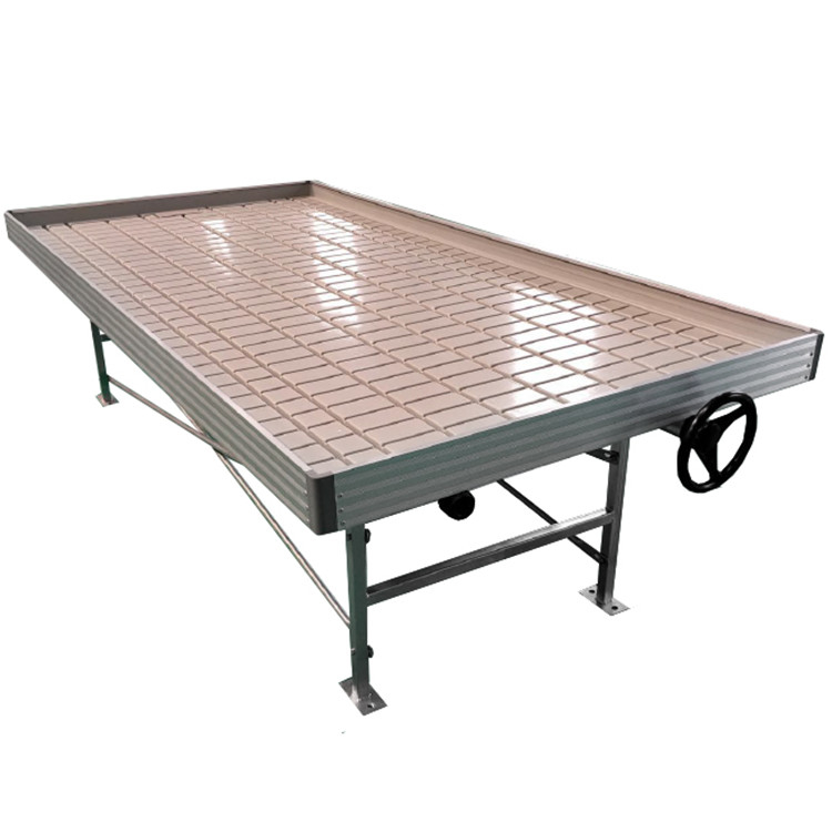 Greenhouse Ebb Flow Seedling Rolling Bench Grow Tables For Growing Various Plant Types