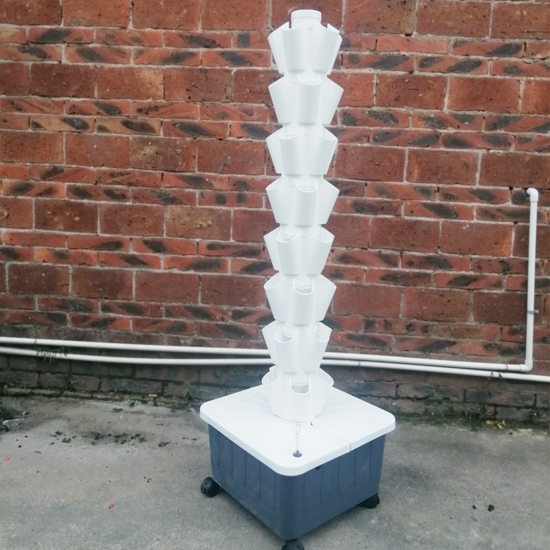 4/8/10/12 Layers Indoor Soilless Hydroponic System Grow Tower Column For Home