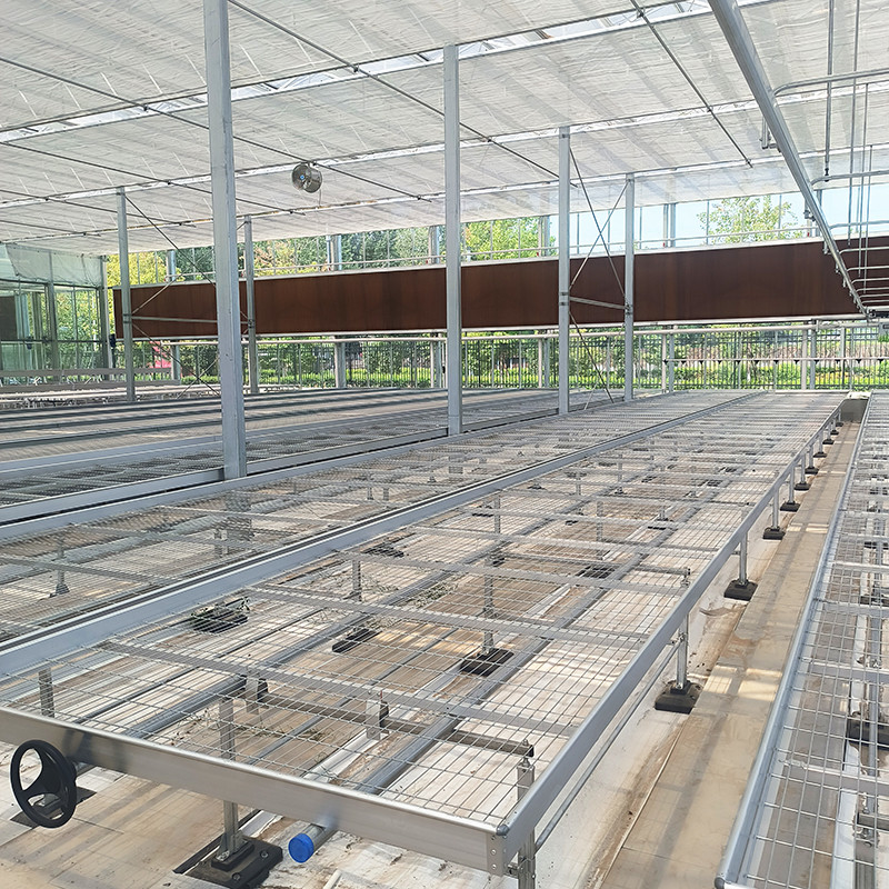 Lightweight Versatile Greenhouse Tables Expandable for Growing Various Plant Types Rust Resistant