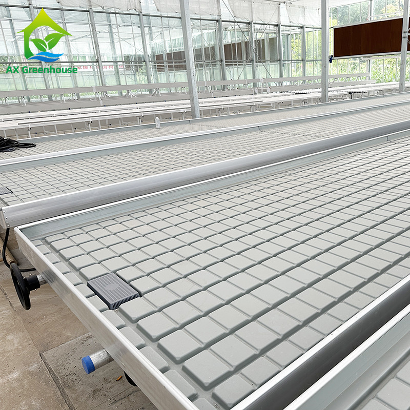 Customized Flower Growing Indoor Seedbed Nursery Grow Table Rolling Bench For Sale