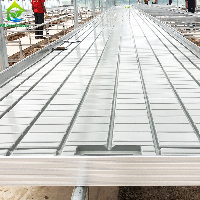 Ebb Flow Custom Double Layers Flood Grow Table Seedbed Rolling Bench Movable and Suitable for Flowers