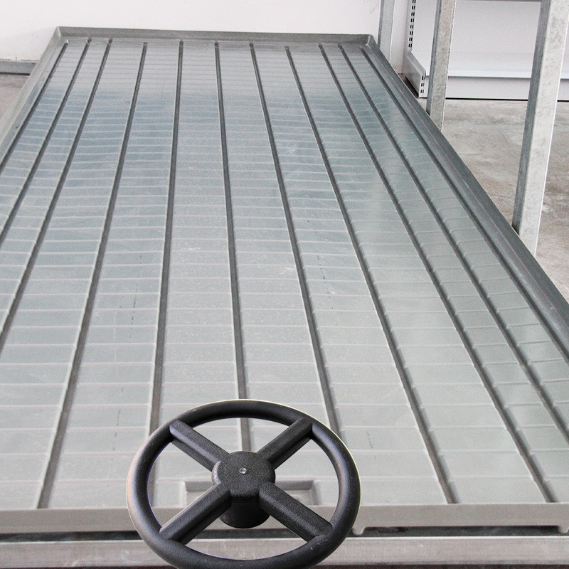 Custom Size Rolling Bench Seedbed for Tomato Plant Grow Table Ebb Flow Indoor Farming