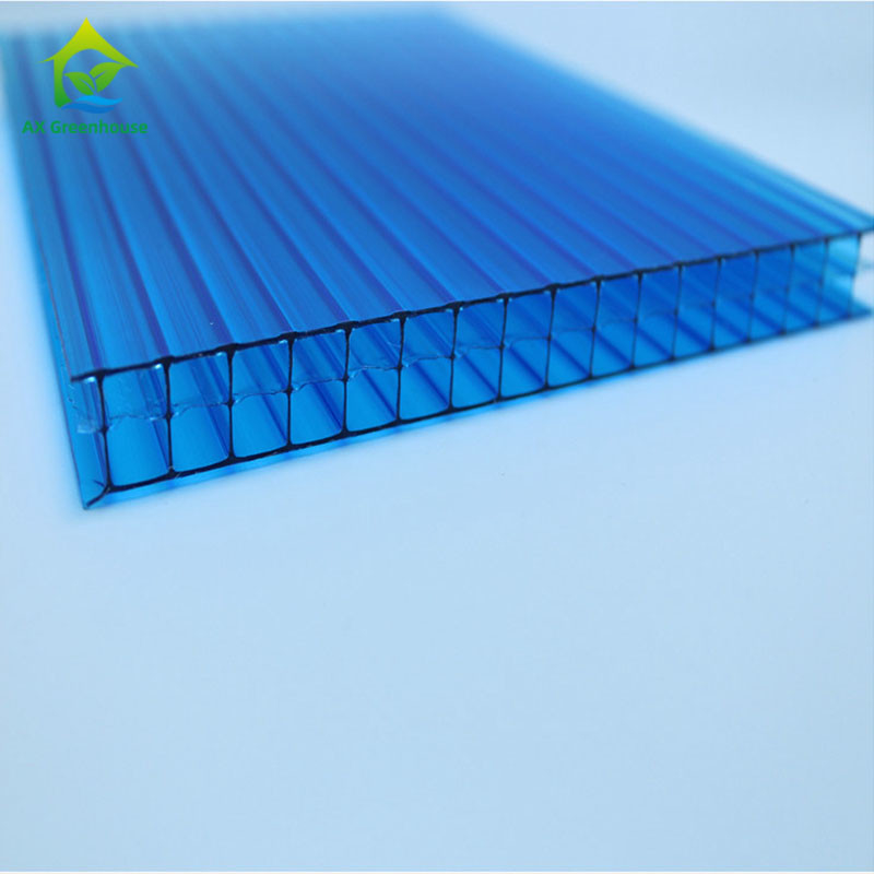 4-12mm Thick Steeple Greenhouse Cover Materials Corrugated Plastic Greenhouse Panels