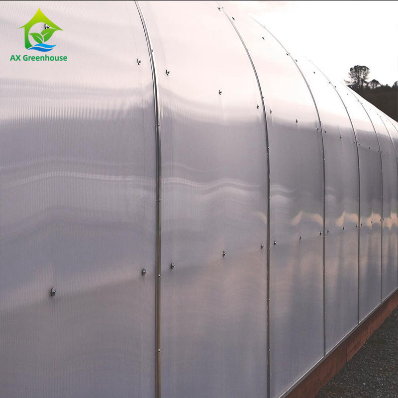 1.8-3m Wall Height Light Dep Grow Tunnel Greenhouse With Climate Control System