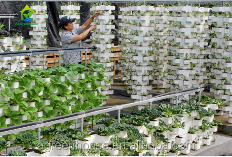 Food Grade 3.0-5.0mm Thick PVC NFT Hydroponic Gutter For Strawberries